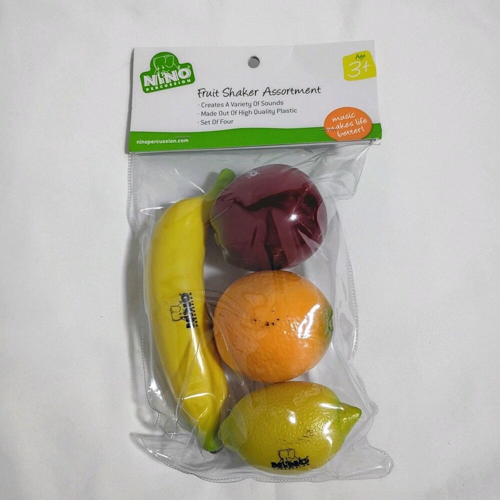 Nino 4-Piece Botany Shaker Fruit Assortment NEW Life Size
